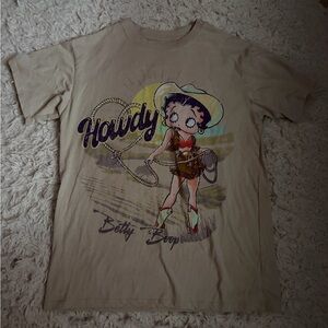 Freeze Tan Betty Boop Howdy T-Shirt